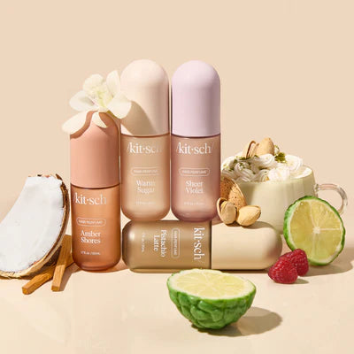 Kitsch parfume mist til hår, krop & tekstiler i pastelfarver med kokosnød, lime og bær