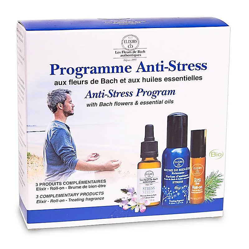 Bach anti-stress aromaterapi pakke