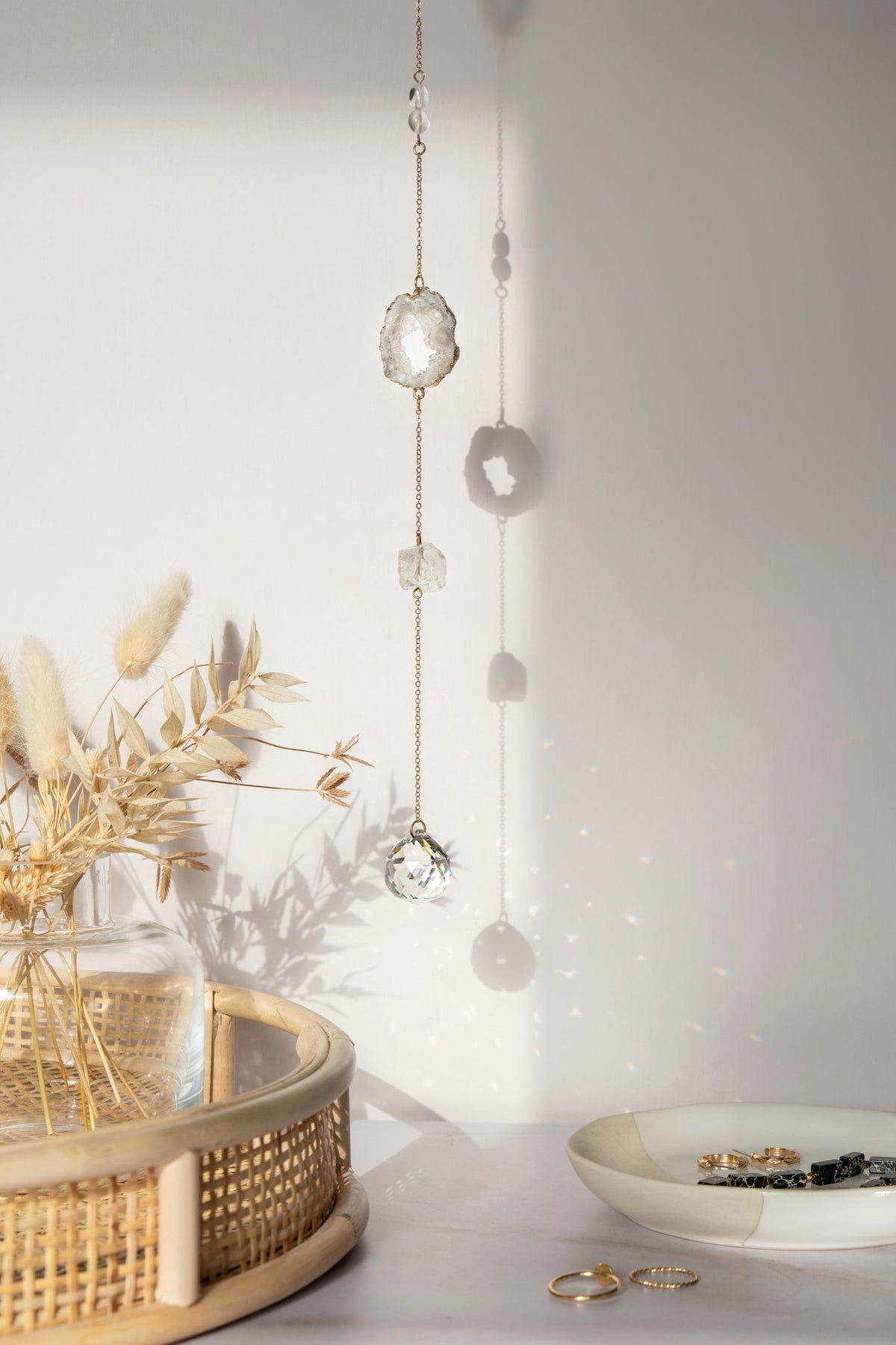 Krystal suncatcher | Flere krystaller & længder