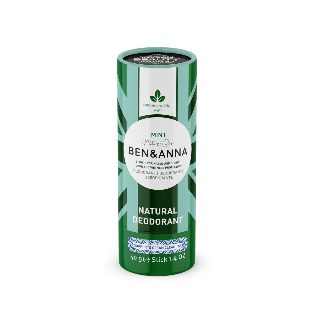 Ben & Anna Deodorant Stick kombinerer effektiv beskyttelse mod svedlugt med 100 % naturlige ingredienser, plejende sheasmør og seks skønne duftvarianter.