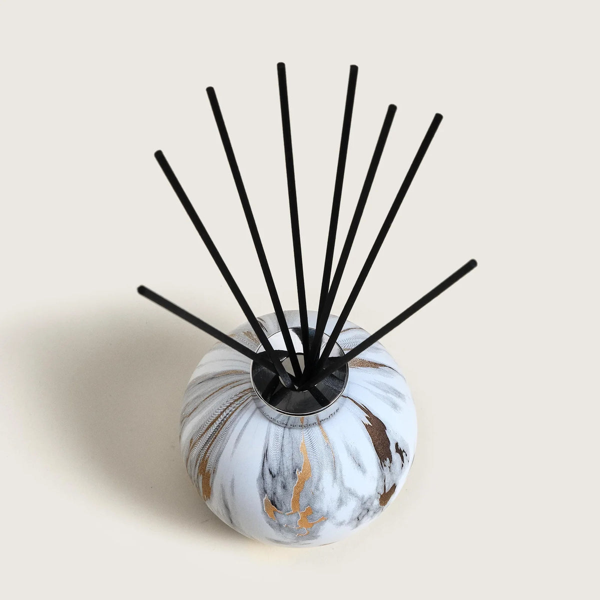 Maison Berger duftpinde med marmor flakon og sort diffuser