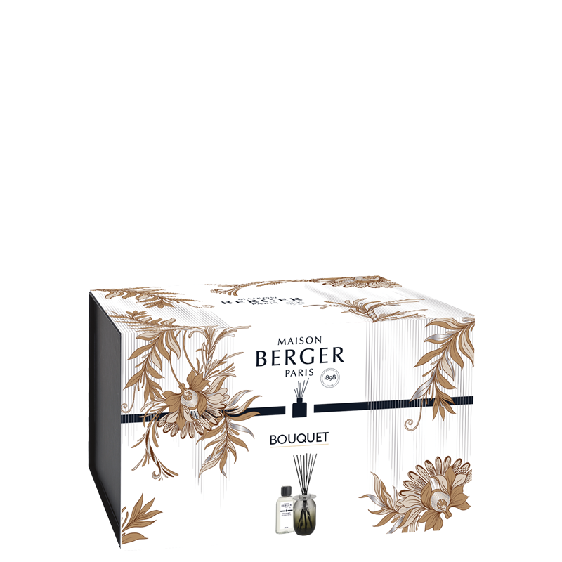 Maison Berger duftpinde med Mystic Leather i elegant Evanescence-flakon