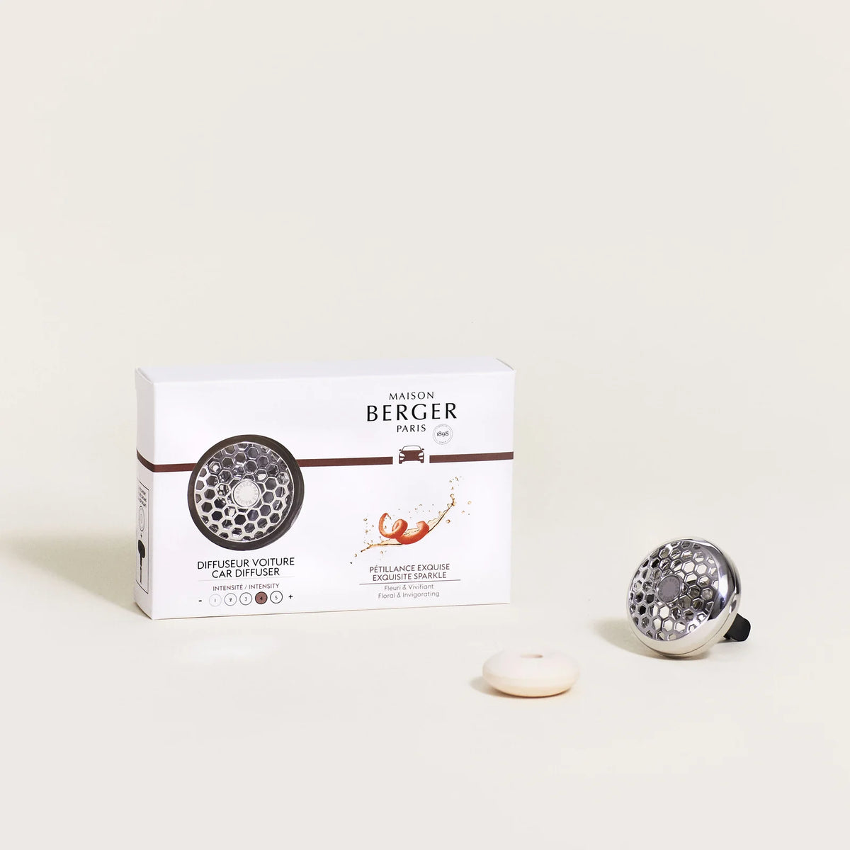 Maison Berger Bildiffuser & Exquisite Sparkle - Luftfrisker til bil
