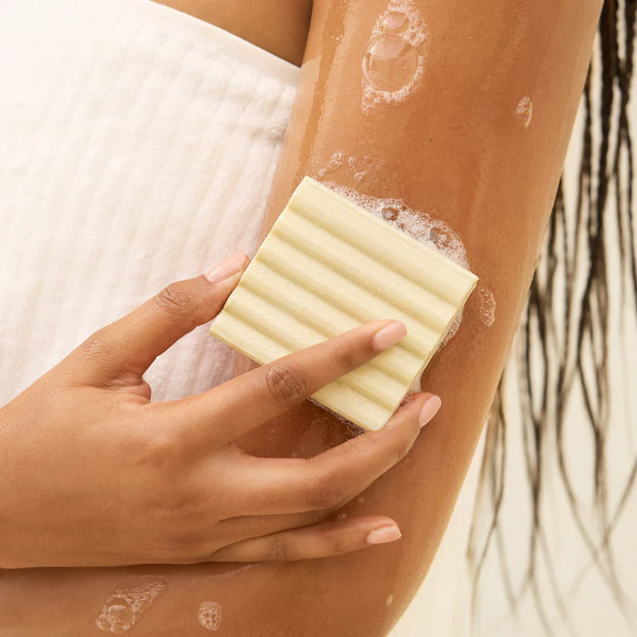 Kitsch Body Wash Bar med rice water, skummende og fugtgivende