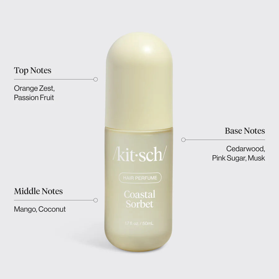 Kitsch Coastal Sorbet hårparfume, tekstilspray, neutraliserer lugt, frisk duft