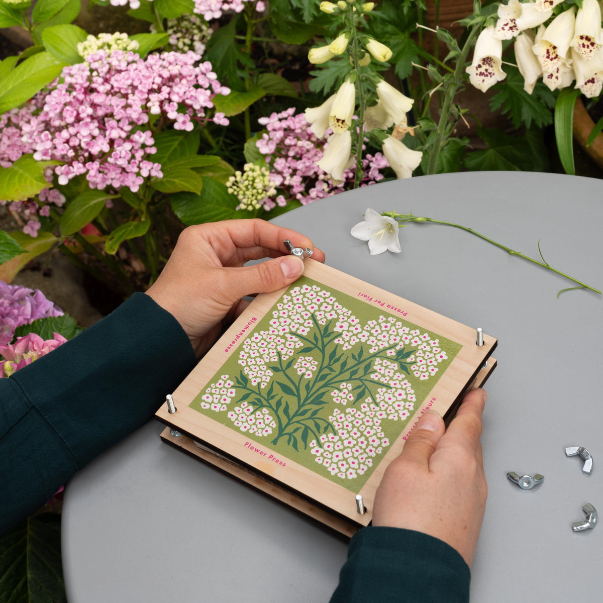 Flower Press - blomsterpresser | 15x15 cm