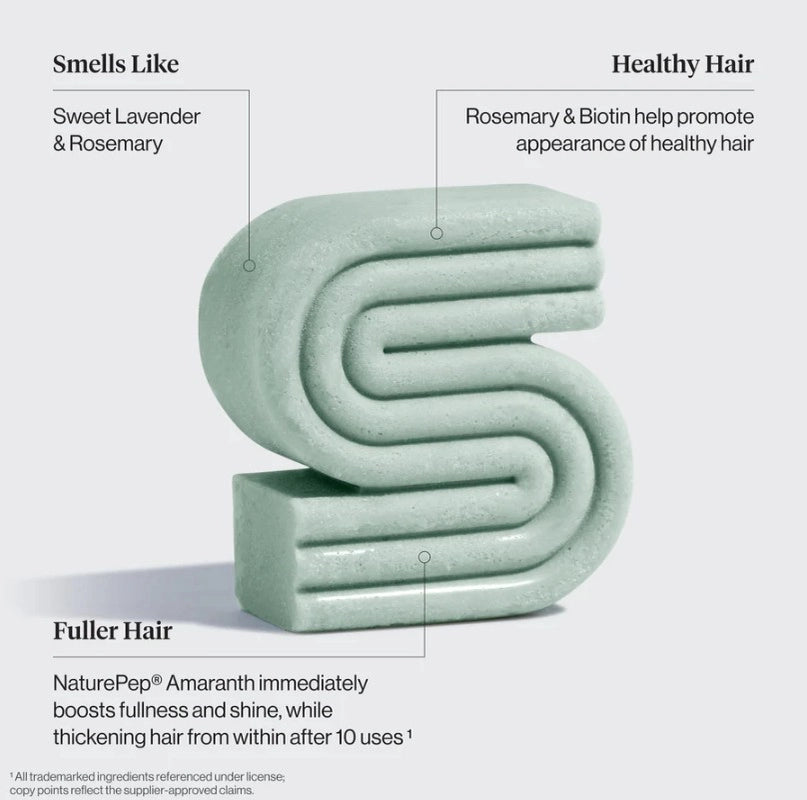 Kitsch shampoo & balsam bar med rosmarin & biotin, fyldigt hår, vegansk hårpleje