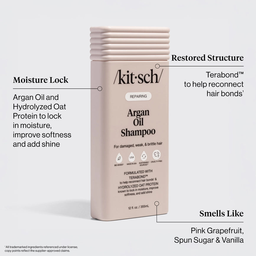 Kitsch shampoo & balsam med Castor Oil, fugt og styrke til tørt hår