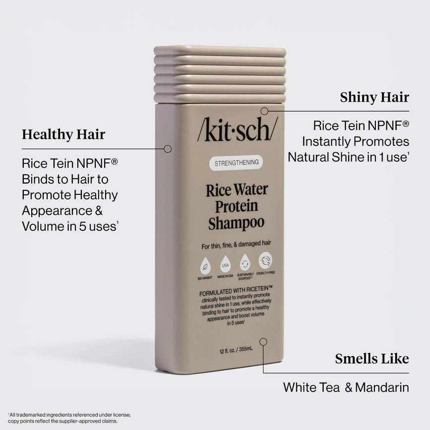 Kitsch shampoo & balsam med rice water til fint hår