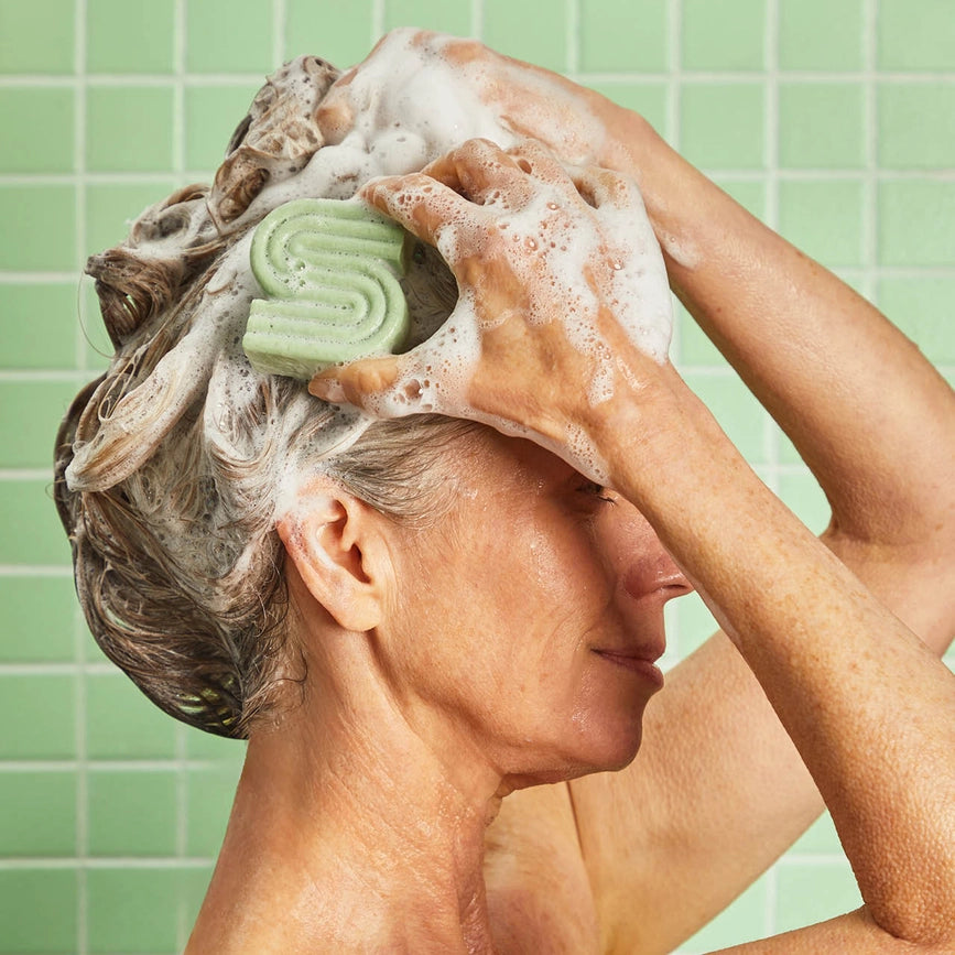 Kitsch shampoo & balsam bar med Tea Tree & Mint, bæredygtig hårpleje, fedtet hovedbund