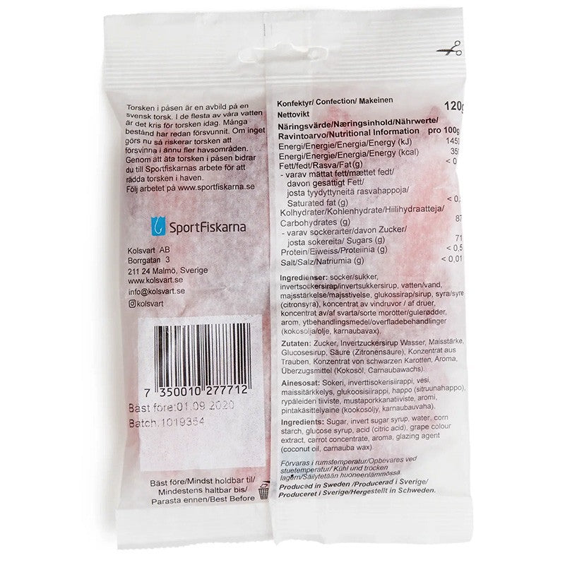 Kolsvart Gourmet vingummi | Vegansk, glutenfri & uden gelatine