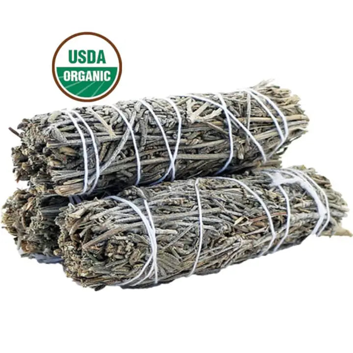USDA økologisk salvie bundt til smudging og energirensning