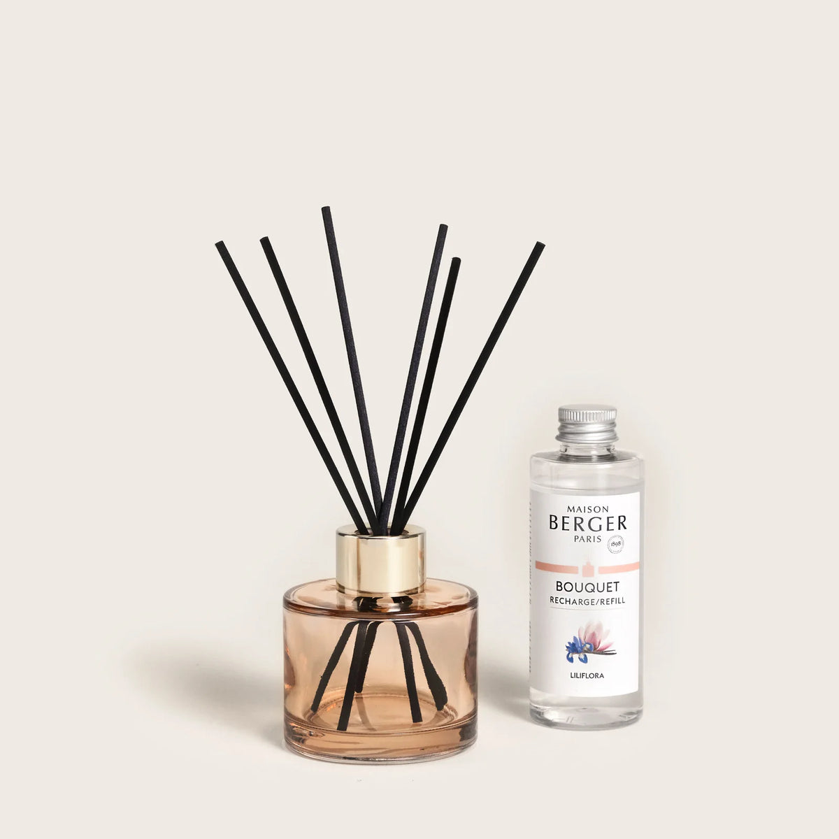 Maison Berger duftpinde med Liliflora i glasflaske