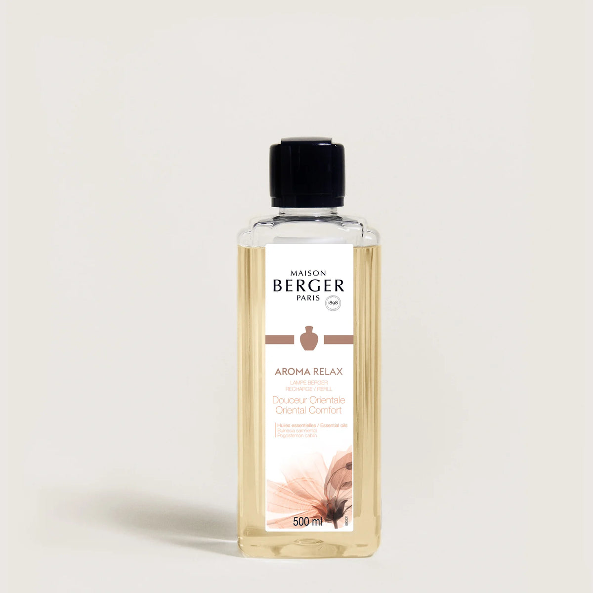 En afslappende aromaterapi-duft med krydrede og blomstrede noter, der fremmer velvære og indre balance.