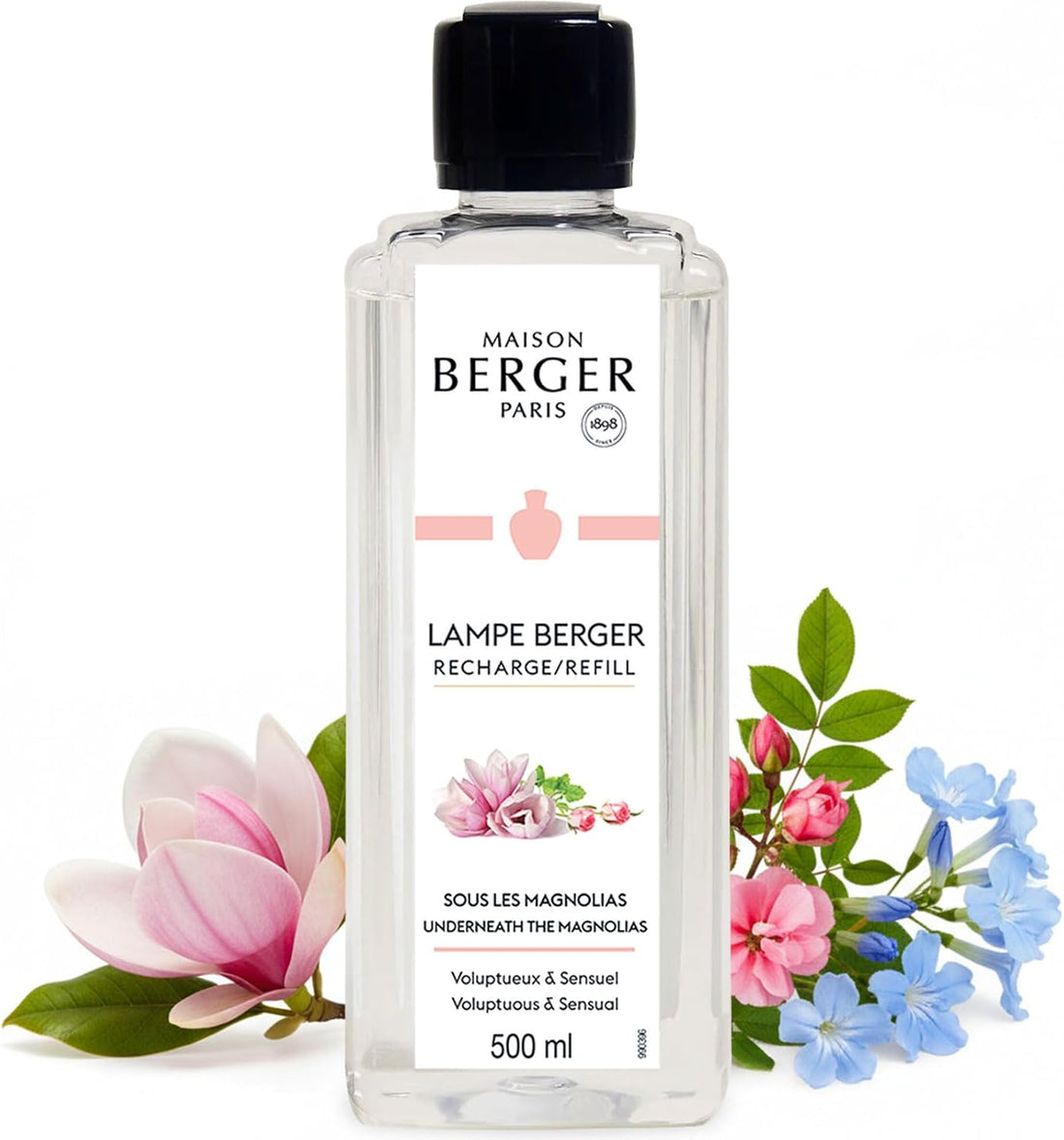 Underneath the Magnolias fra Maison Berger Paris – en fortryllende blomsterkomposition, hvor frisk citrus og sarte blomster mødes i ren forårsstemning året rundt.