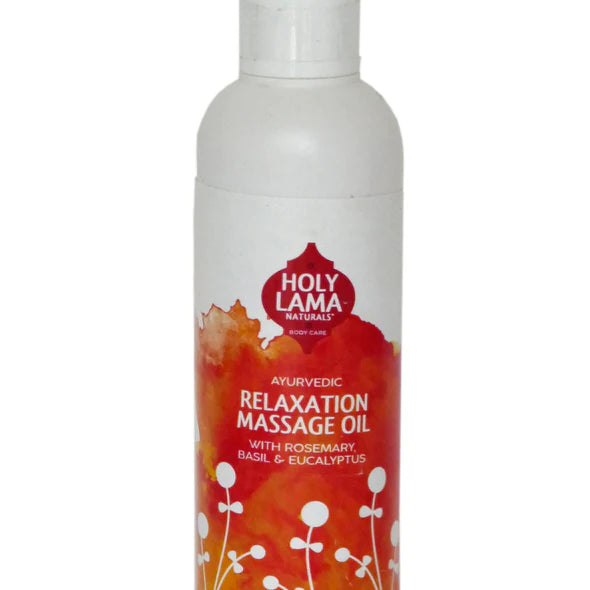Relaxationsolie med rosmarin, basilikum og eukalyptus