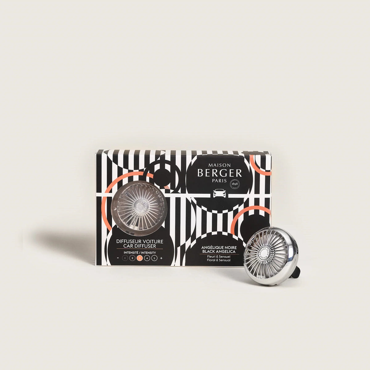 Maison Berger Bildiffuser & Black Angelica - Luftfrisker til bil