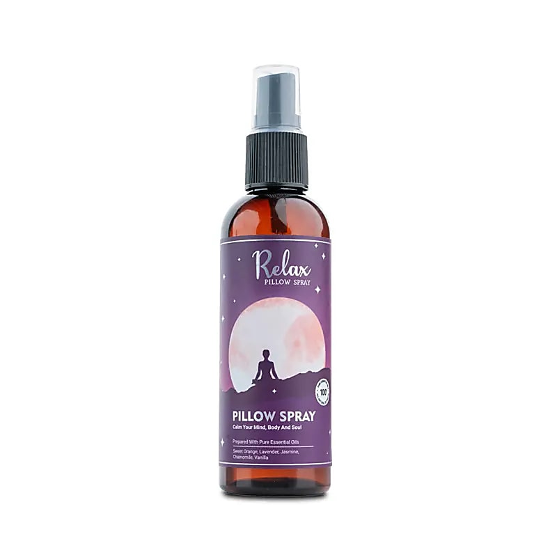 Aromafume Pillow Spray Sleep & Relax – naturlig duftspray med lavendel, kamille og vanilje. Skaber ro, afslapning og forbedrer søvnen.
