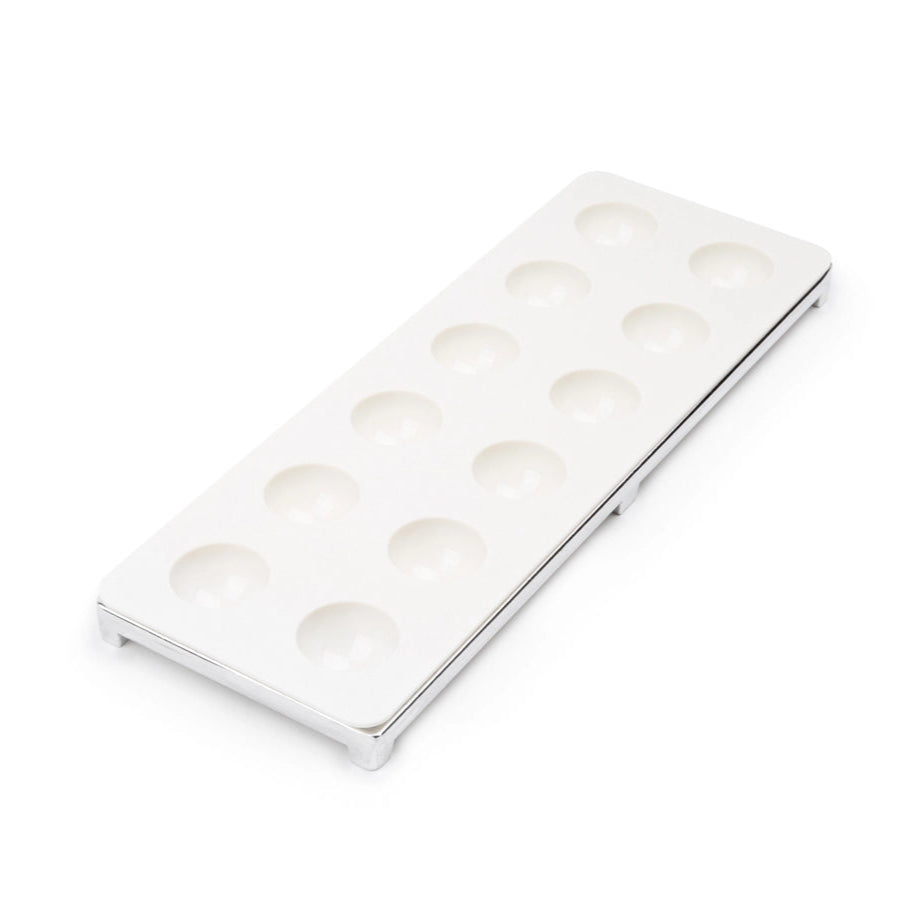 Hvid ravioli form i silikone til pasta