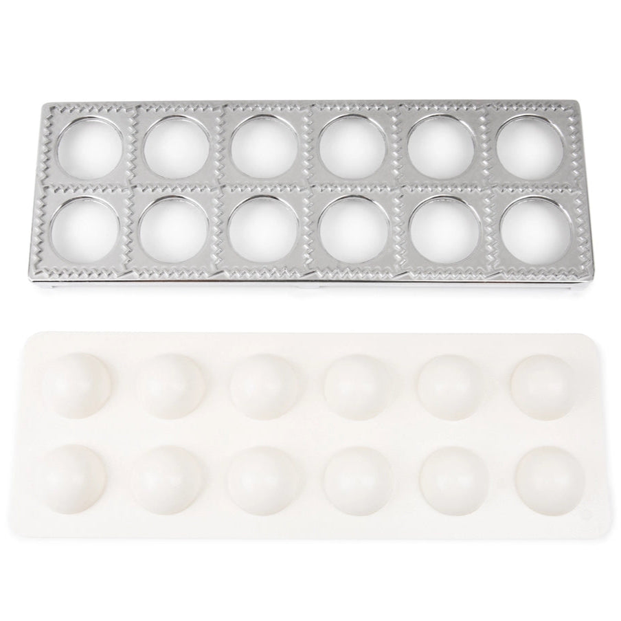 Metal ravioli form til pasta