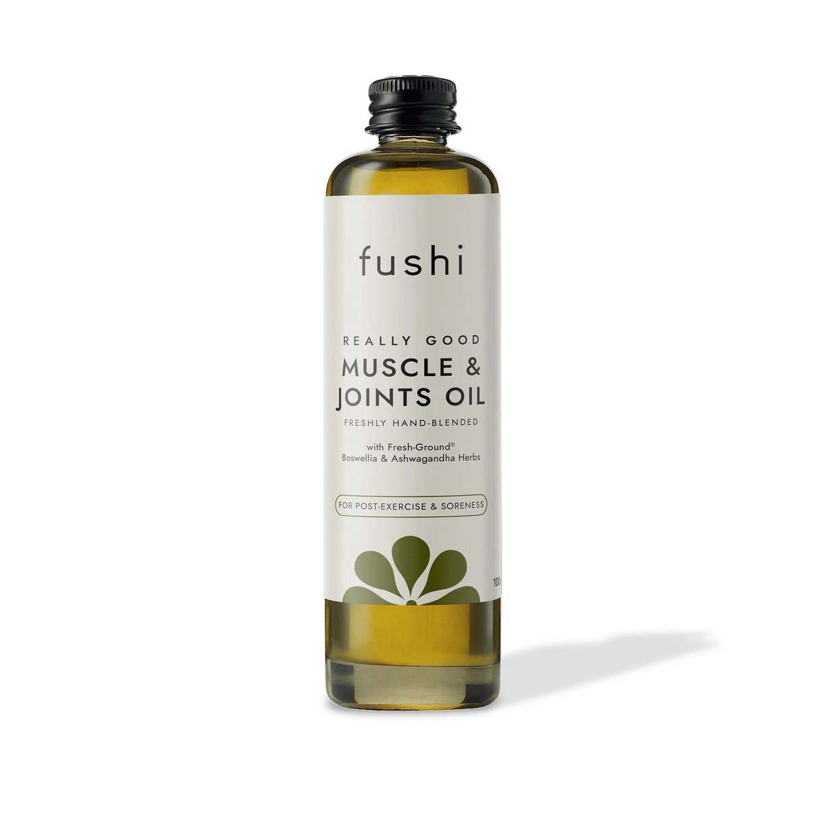 Muskel- & sportsolie med Ashwagandha, vegansk, naturlig massageolie