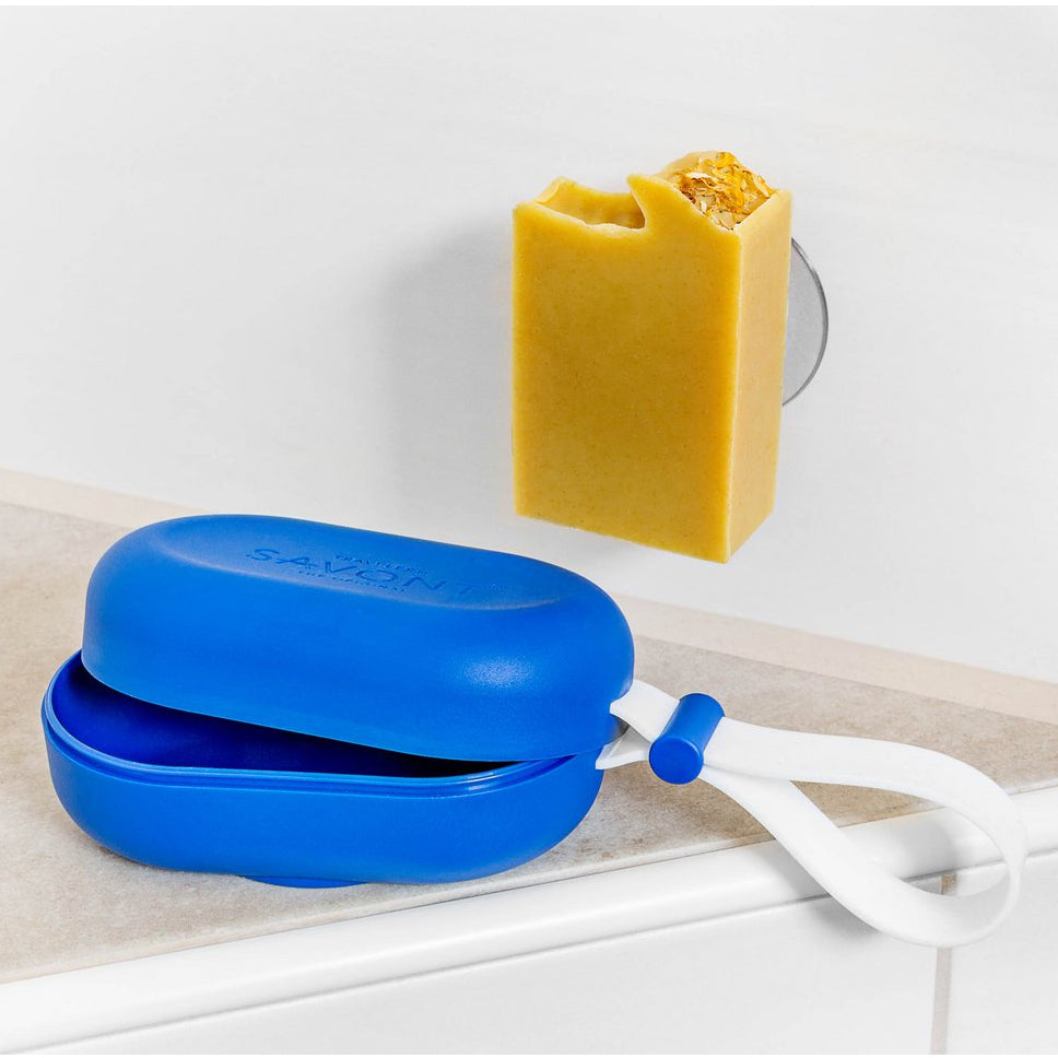 Rejseetui til sæbebar med magnetisk holder
