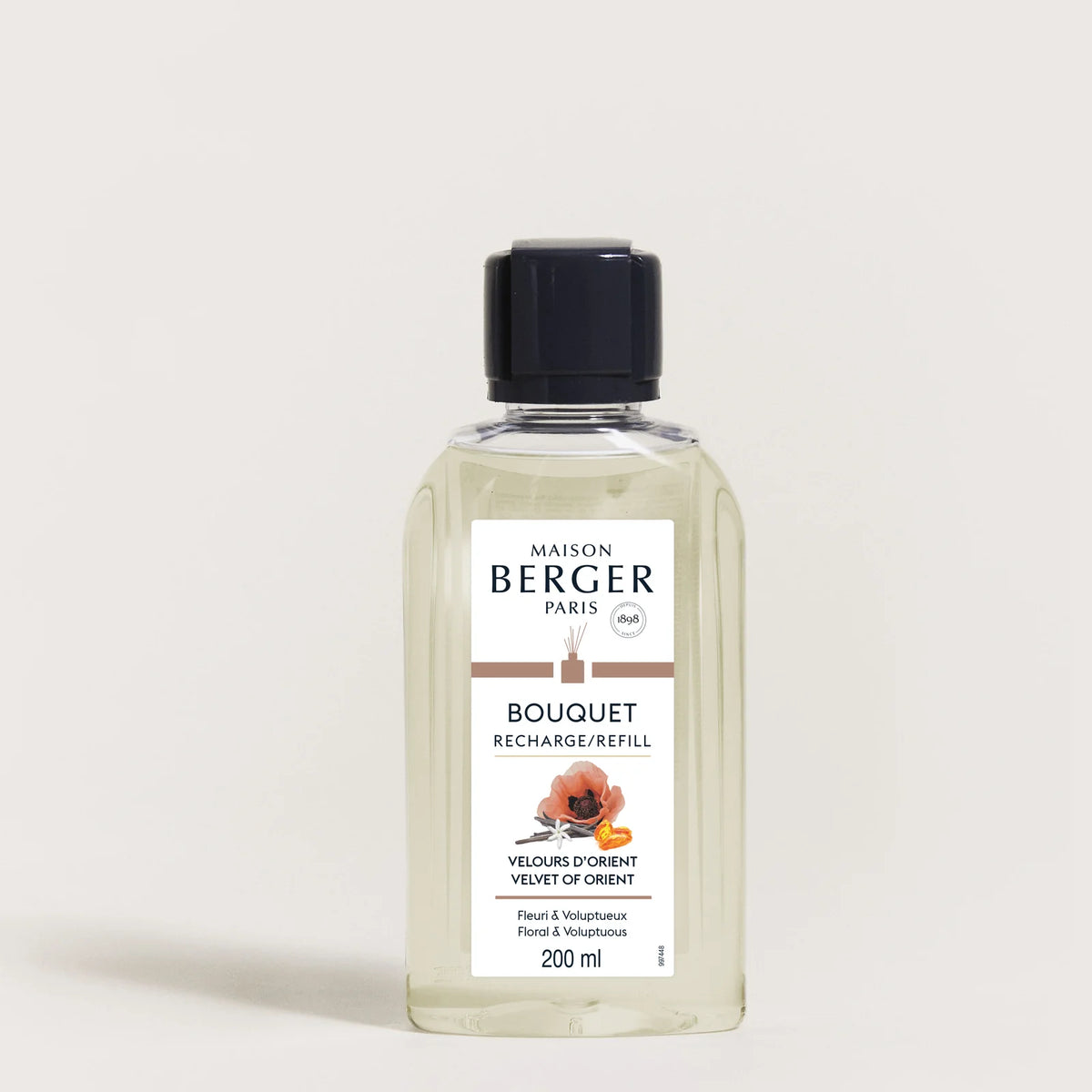 Refill duftpinde med Velvet of Orient - Maison Berger, 200 ml, hjemmeduft