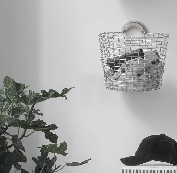 Korbo Opbevaringskurv m. hank til vægbeslag - Bin 16
