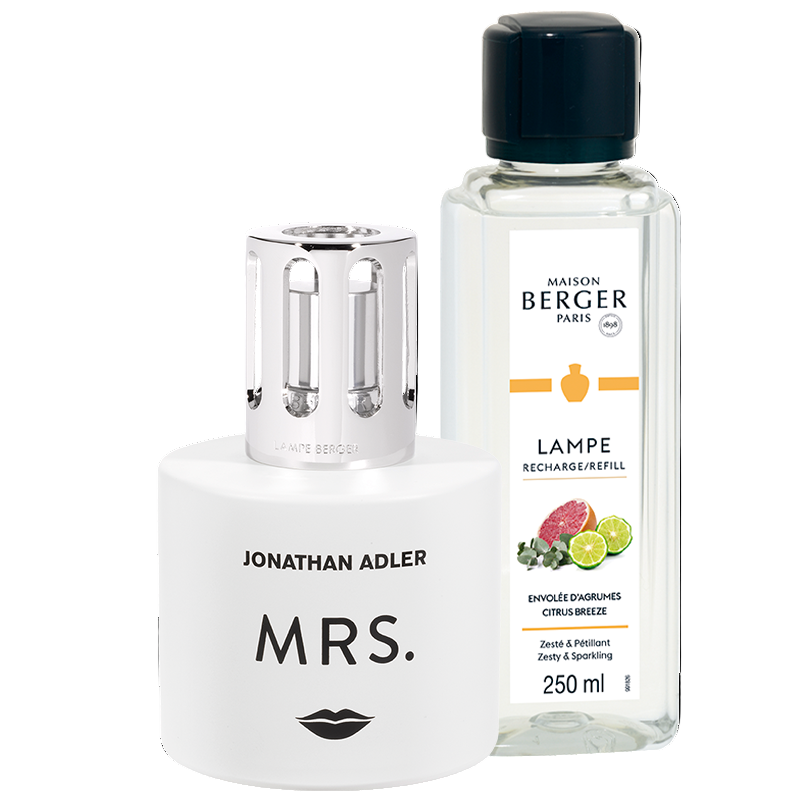 Lampe Berger - Mrs. by Jonathan Adler Duftlampe m. Citrus Breeze - Frugt duft - Maison Berger