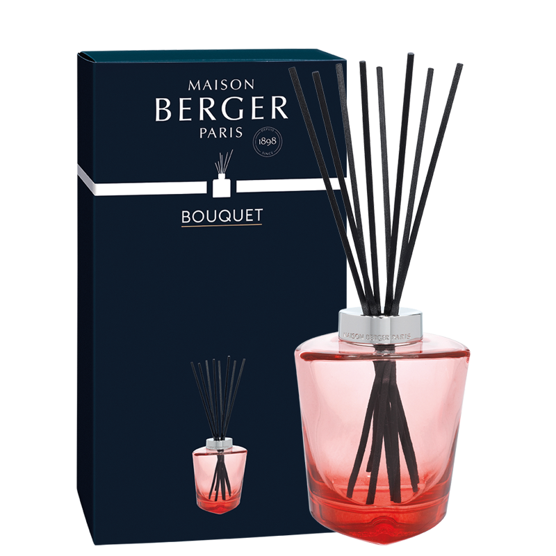 Terra flakon til duftpinde, Red - Maison Berger