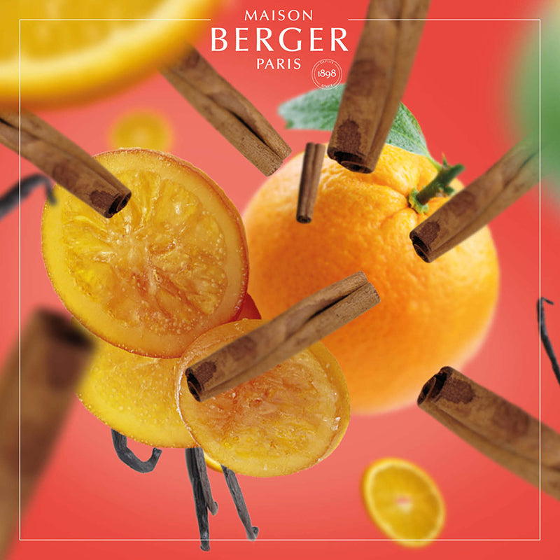 Orange Cinnamon – krydret &amp; varm citrusduft fra Maison Berger | Studio Buus