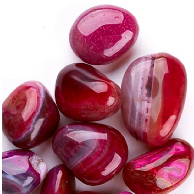 Pink Agat krystaller – kærlighed, harmoni &amp; emotionel balance | Studio Buus