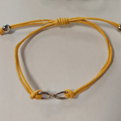 Lilla justerbart armbånd med sølvkugle, trendy smykke, symbol på uendelige muligheder