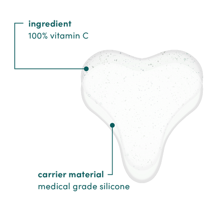 Genanvendelig silikonemaske til décolleté med C-vitamin effekt, hudpleje, anti-aging, bæredygtig skønhed