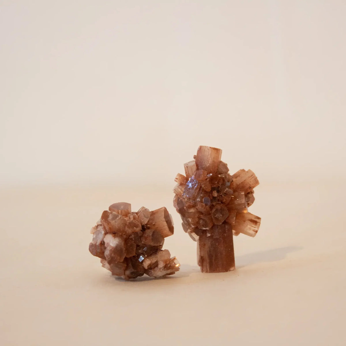 Aragonit krystaller, grounding, indre ro, harmonisk balance