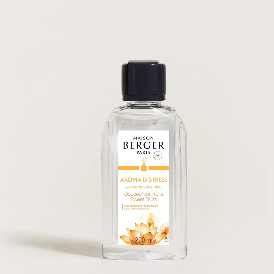 Refill til duftpinde med Aroma D-Stress, 200 ml, hjemmeduft