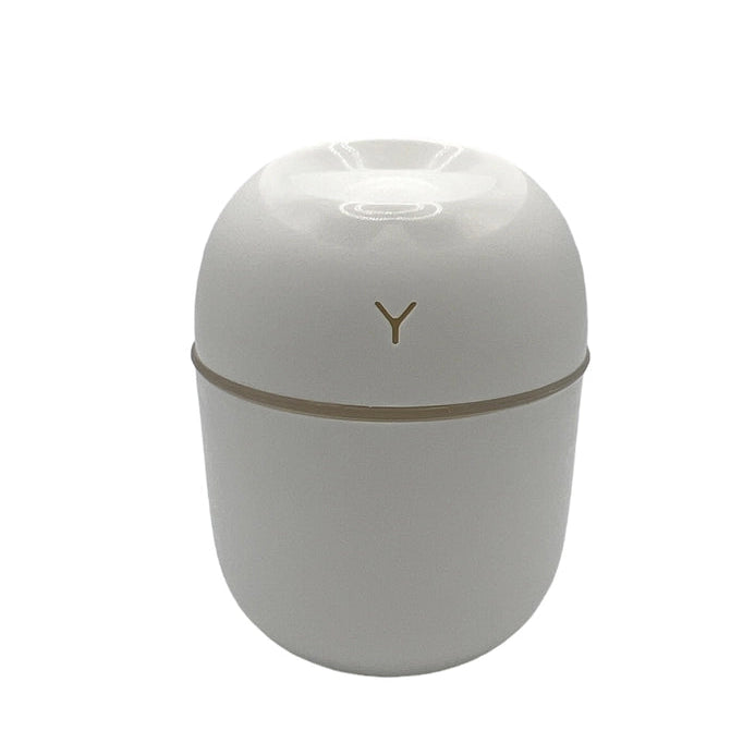 Hvid aroma diffuser med USB til æteriske olier, elegant design til hjemmet