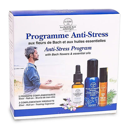 Bach anti-stress aromaterapi pakke