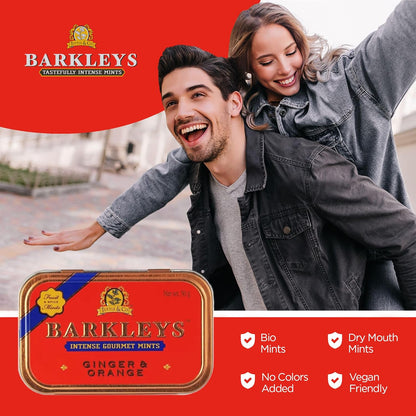 Barkleys intens gourmet mint med ingefær og appelsin