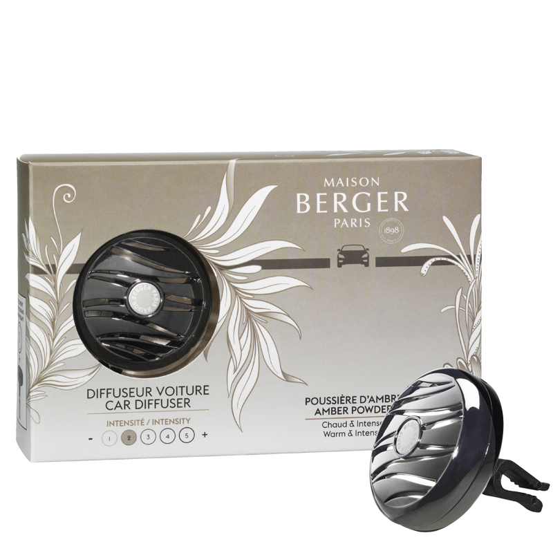 Maison Berger Bildiffuser &amp; Amber Powder - Luftfrisker til bil
