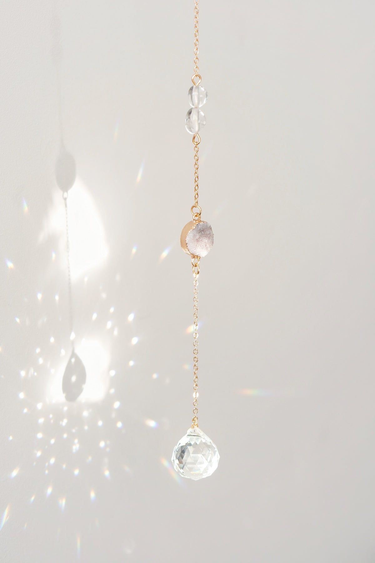 Krystal suncatcher | Flere krystaller &amp; længder