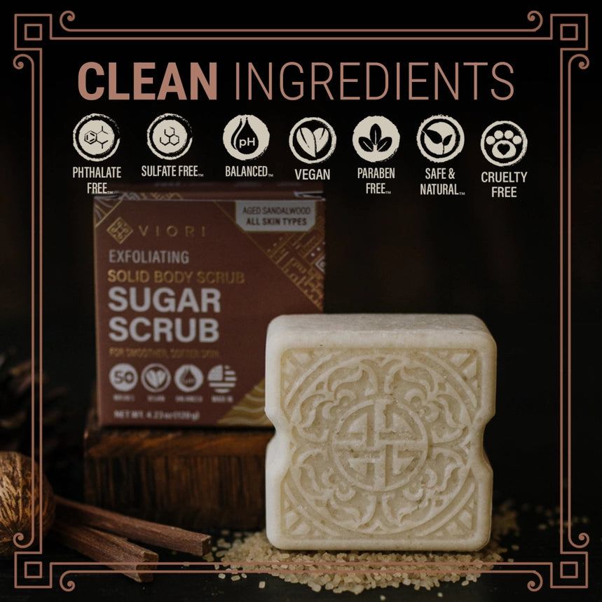 Body Wash, Sugar Scrub &amp; Body Butter Bar