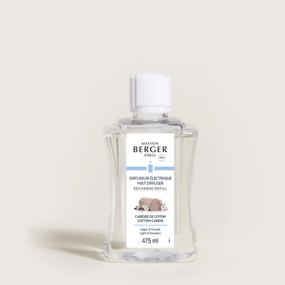 Refill til diffuser m. Cotton Caress, 475 ml, hjemmeduft, aromaterapi, let og pudret duft