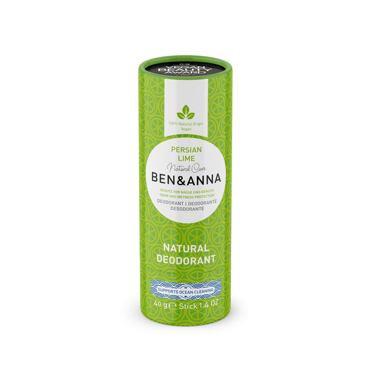 Ben &amp; Anna Deodorant Stick kombinerer effektiv beskyttelse mod svedlugt med 100 % naturlige ingredienser, plejende sheasmør og seks skønne duftvarianter. 