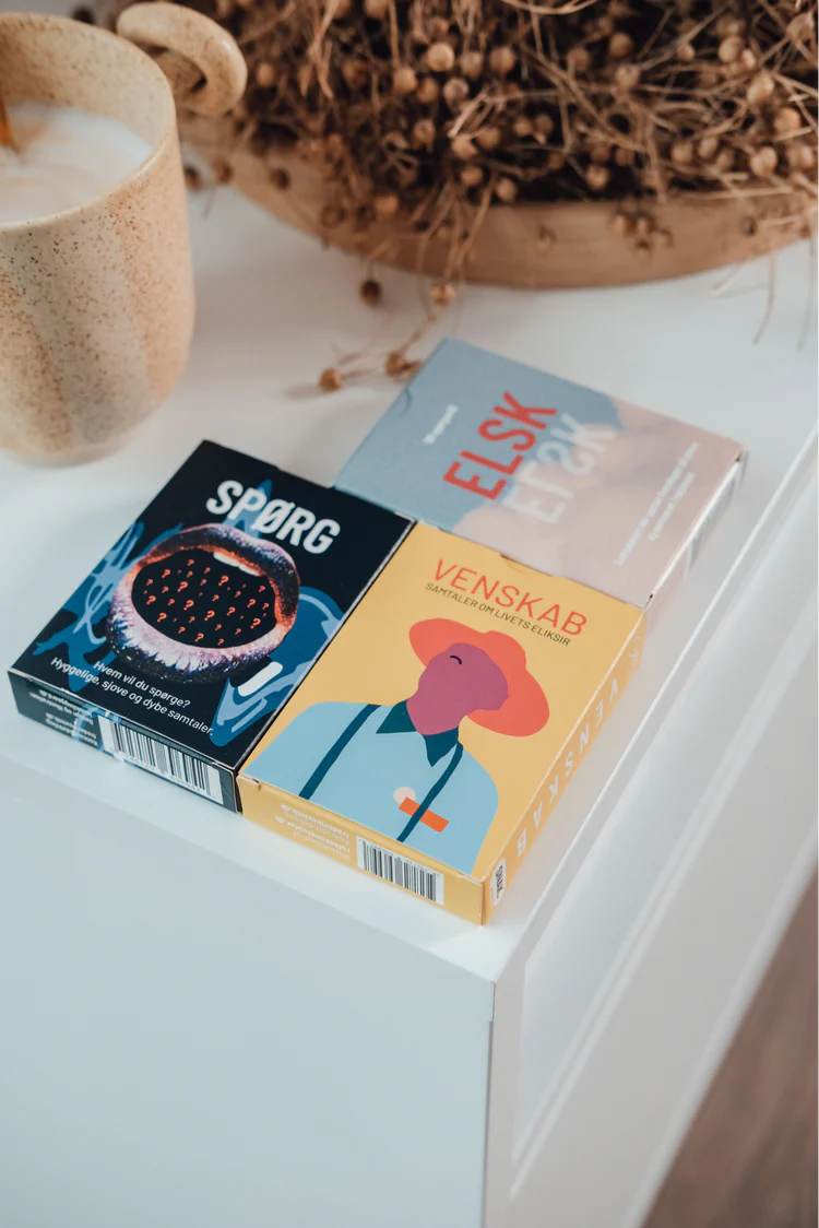 Samtalespil Friendship fra SNAK aktivitets kort med spørgsmål