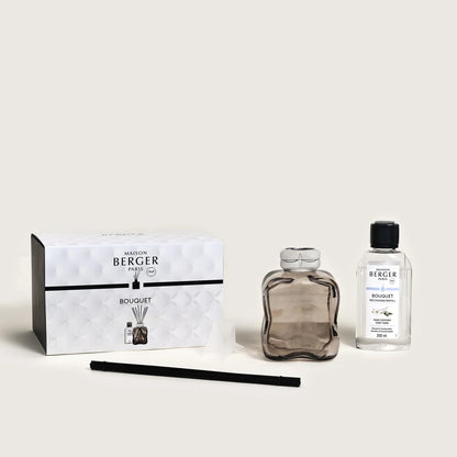 Maison Berger duftpinde med Cosy Musk, flakon i skandinavisk design, boligduft, hjemmeduft, langtidsholdbar duft, luksus duftpinde