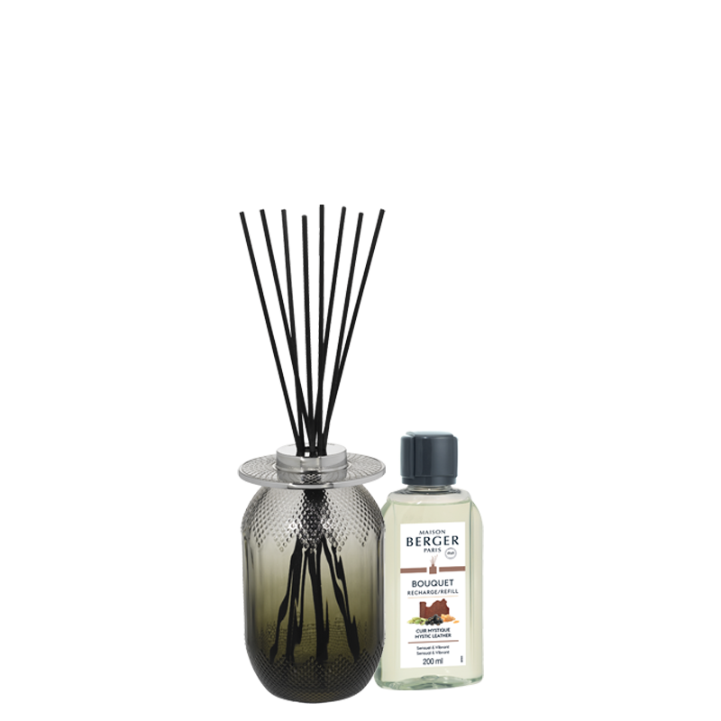 Maison Berger Mystic Leather duftpinde i elegant flakon