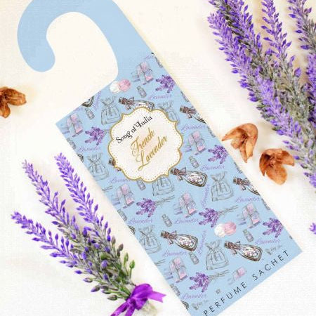 Fransk lavendel Duftpose m. Potpourri til skabe &amp; skuffer