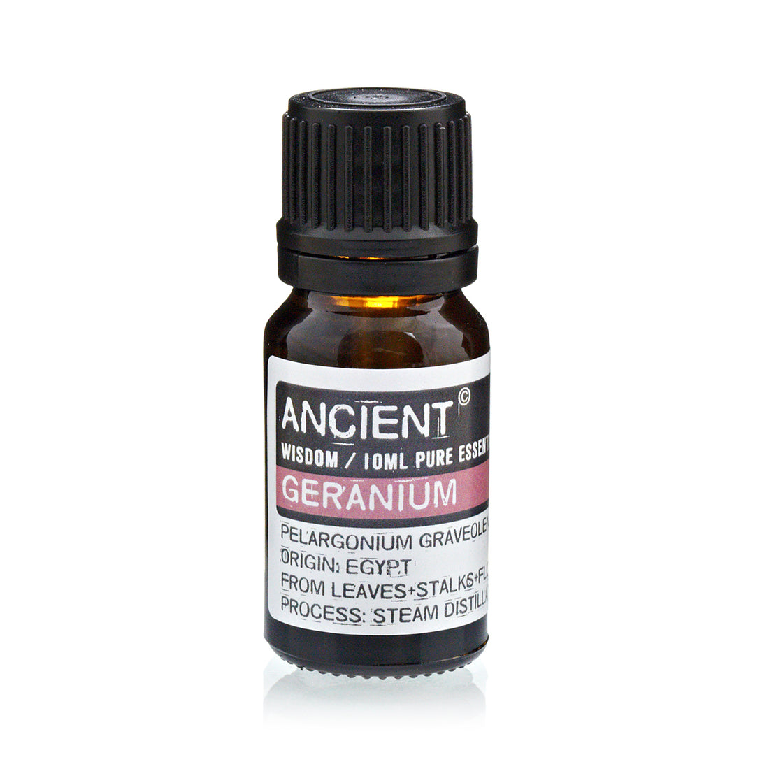 Geranium æterisk olie 10 ml fra Egypten, dampdestilleret Pelargonium Graveolens, til hudpleje og aromaterapi