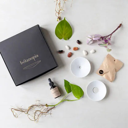 Botanopia spiresæt med frø, porcelænskåle og planter til hjemmet
